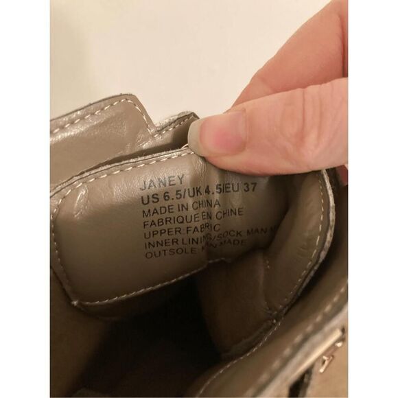 Just Fab 6.5 womens Janey booties boots shoes tan - Picture 5 of 6